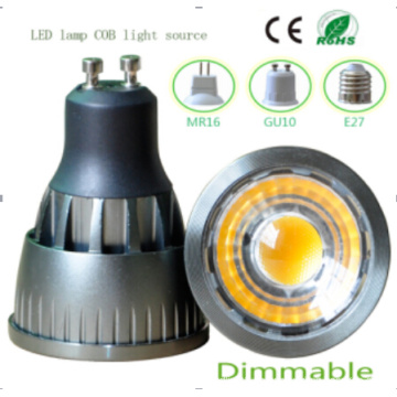 Dimmable 9W GU10 COB LED Birne